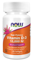 Vitamina D-3 10.000 UI, 120 Softgels