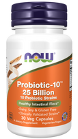 Probiotic-10™ 25 bilhões, 30 Cápsulas Vegetarianas